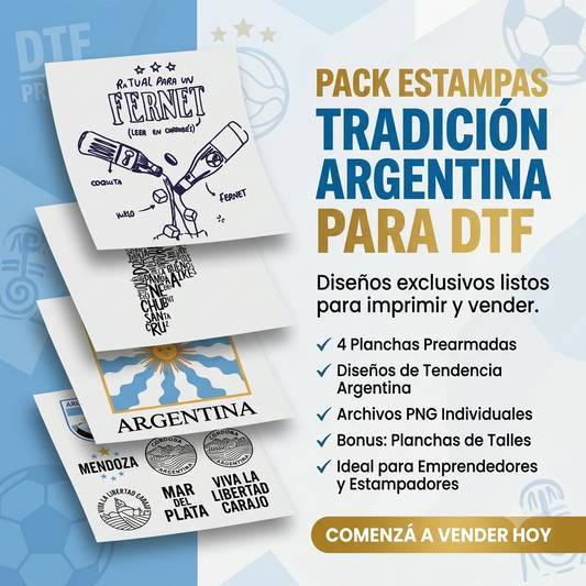 Pack Estampas Tradición Argentina para DTF 🇦🇷