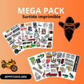 Mega pack stickers Urbano  surtidos